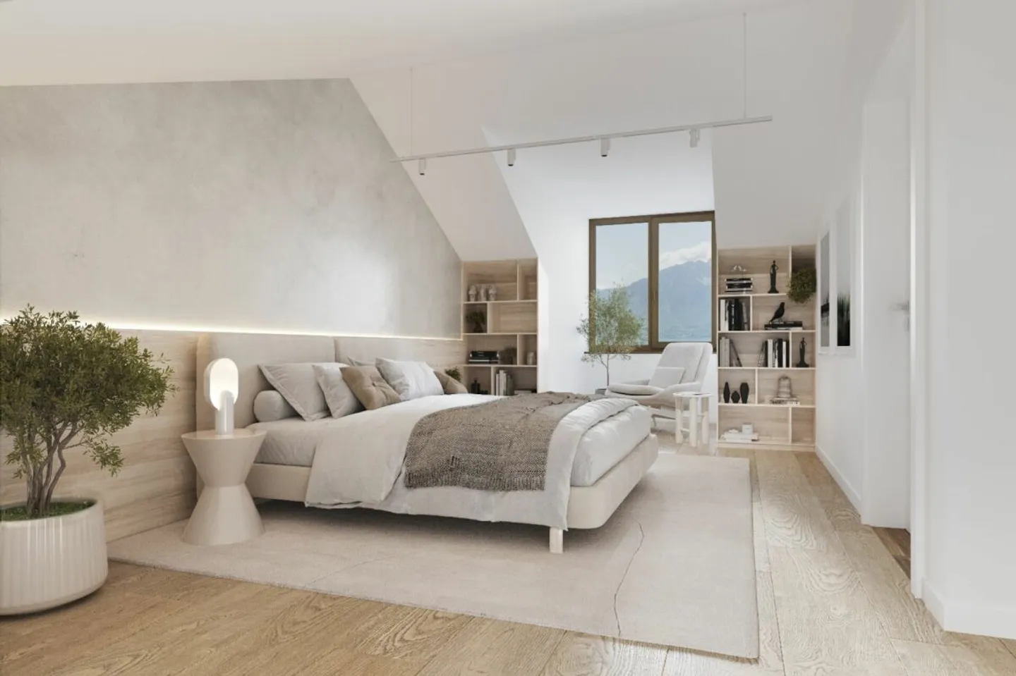 Chardonne - Wunderschöne neue 5,5-Zimmer-Wohnung mit atemberaubendem Blick auf - Foto 4 von 6