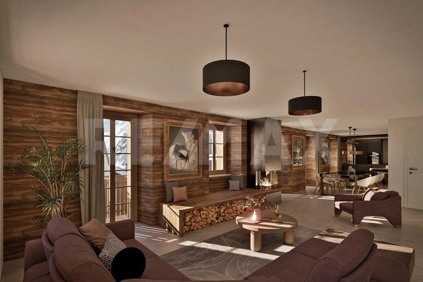 Appartement 3.5 pièces tout neuf au 1er étage - Résidence secondaire dans l'ancienne poste - Photo 1 sur 4