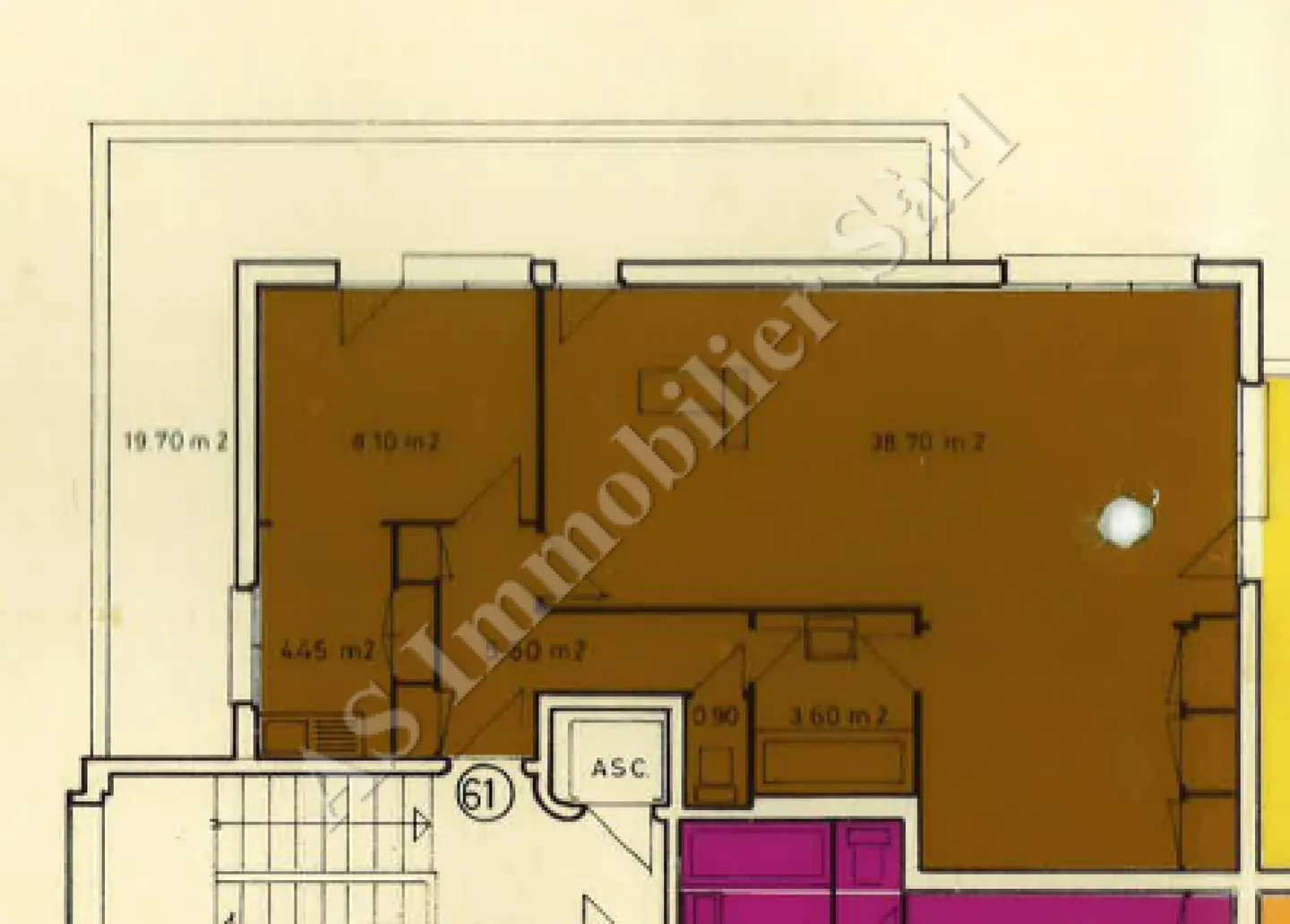 Lausanne - Montchoisi District - 2.5 Room Apartment with 75m2 Terrace and Fireplace - Photo 12 of 13