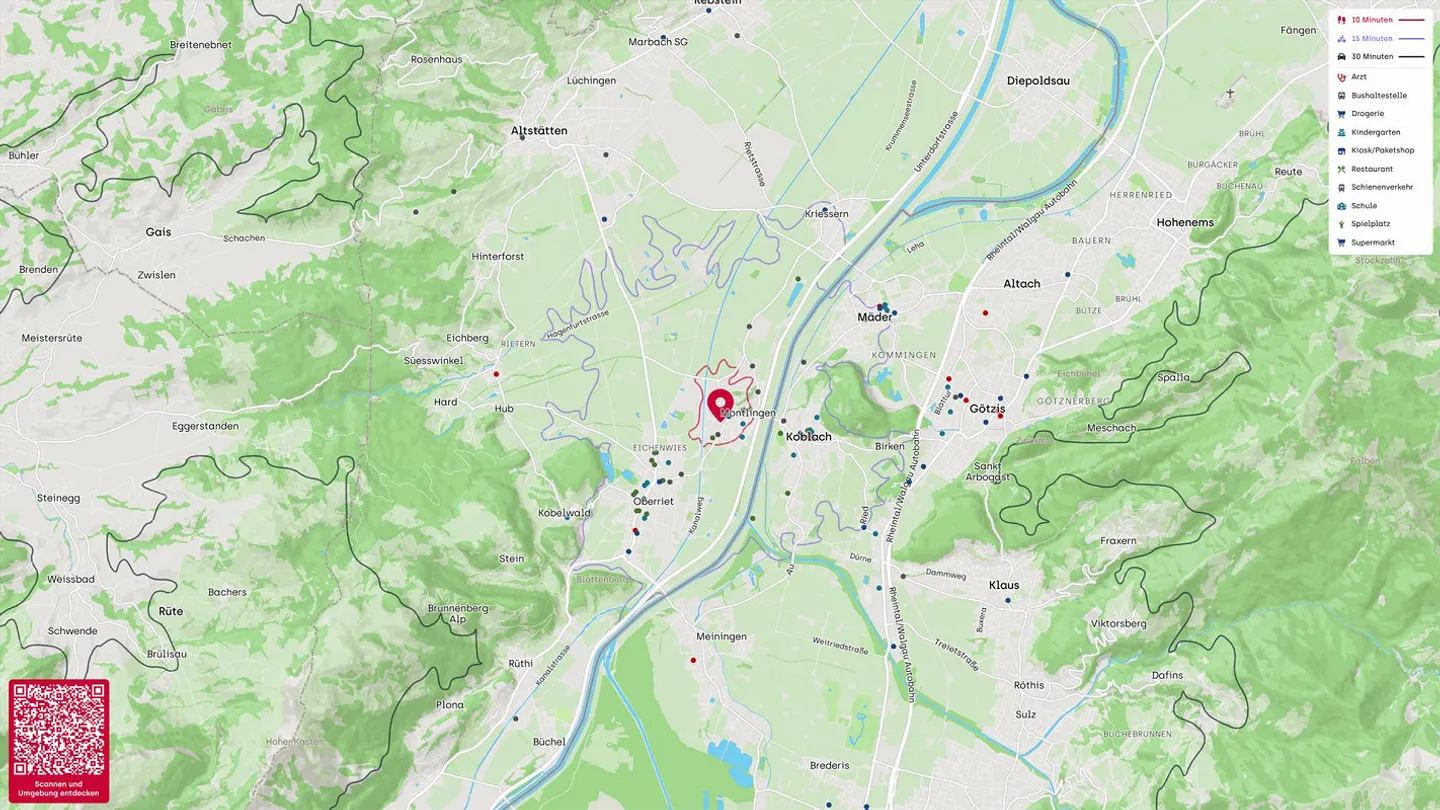 Appartamento luminoso di 4,5 stanze a Montlingen - Foto 19 di 19