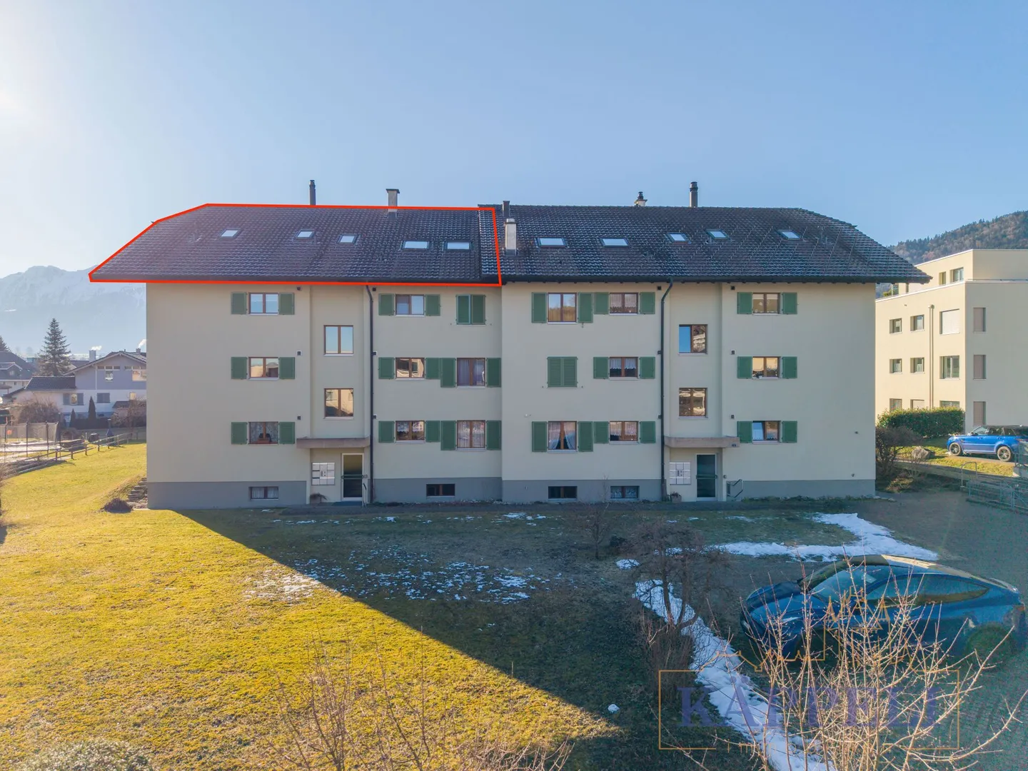 Appartement sous les combles de 5,5 pièces au centre de Wattenwil - Photo 14 sur 14
