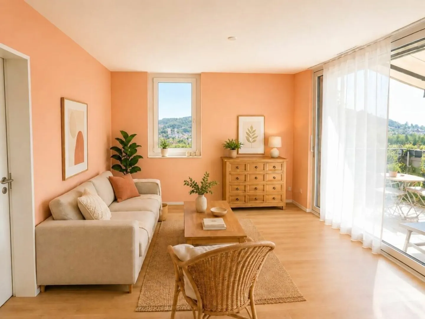 Appartement terrasse de 2,5 pièces avec vue panoramique - Photo 2 sur 7