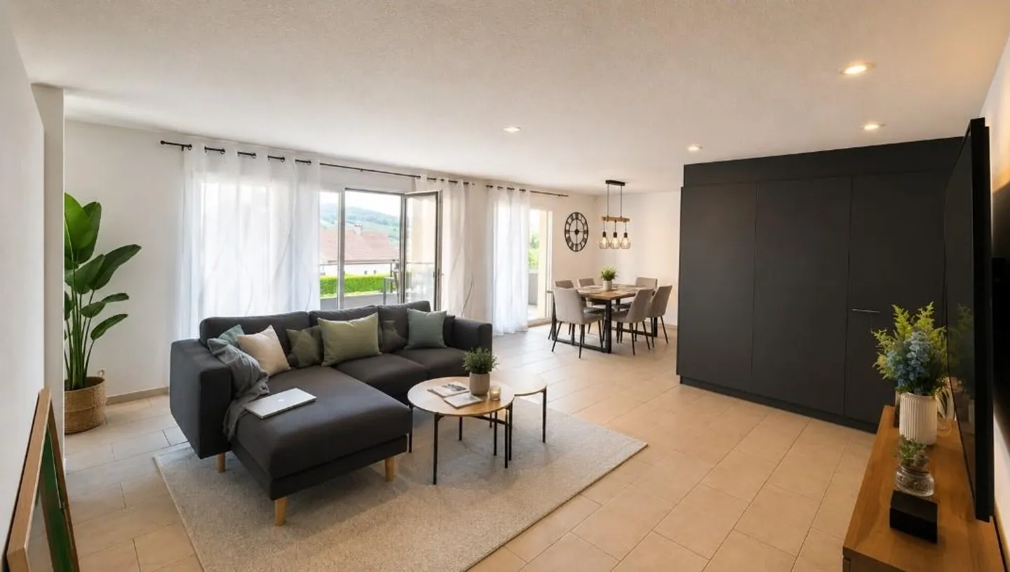 Helle 4,5-Zimmer-Wohnung - Foto 2 von 8