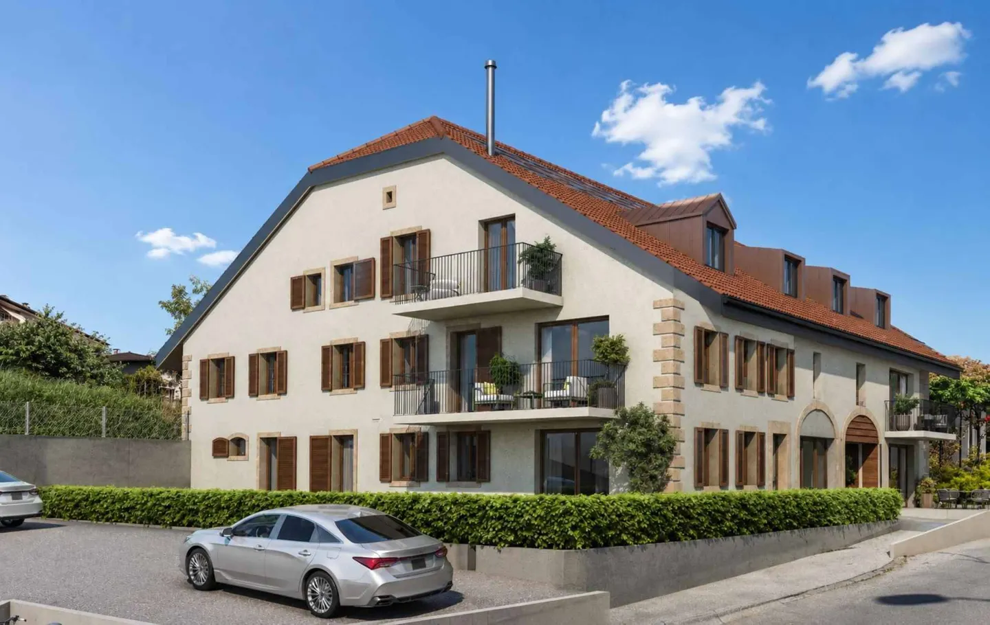Geräumige Gartenwohnung in Echandens - Foto 1 von 6