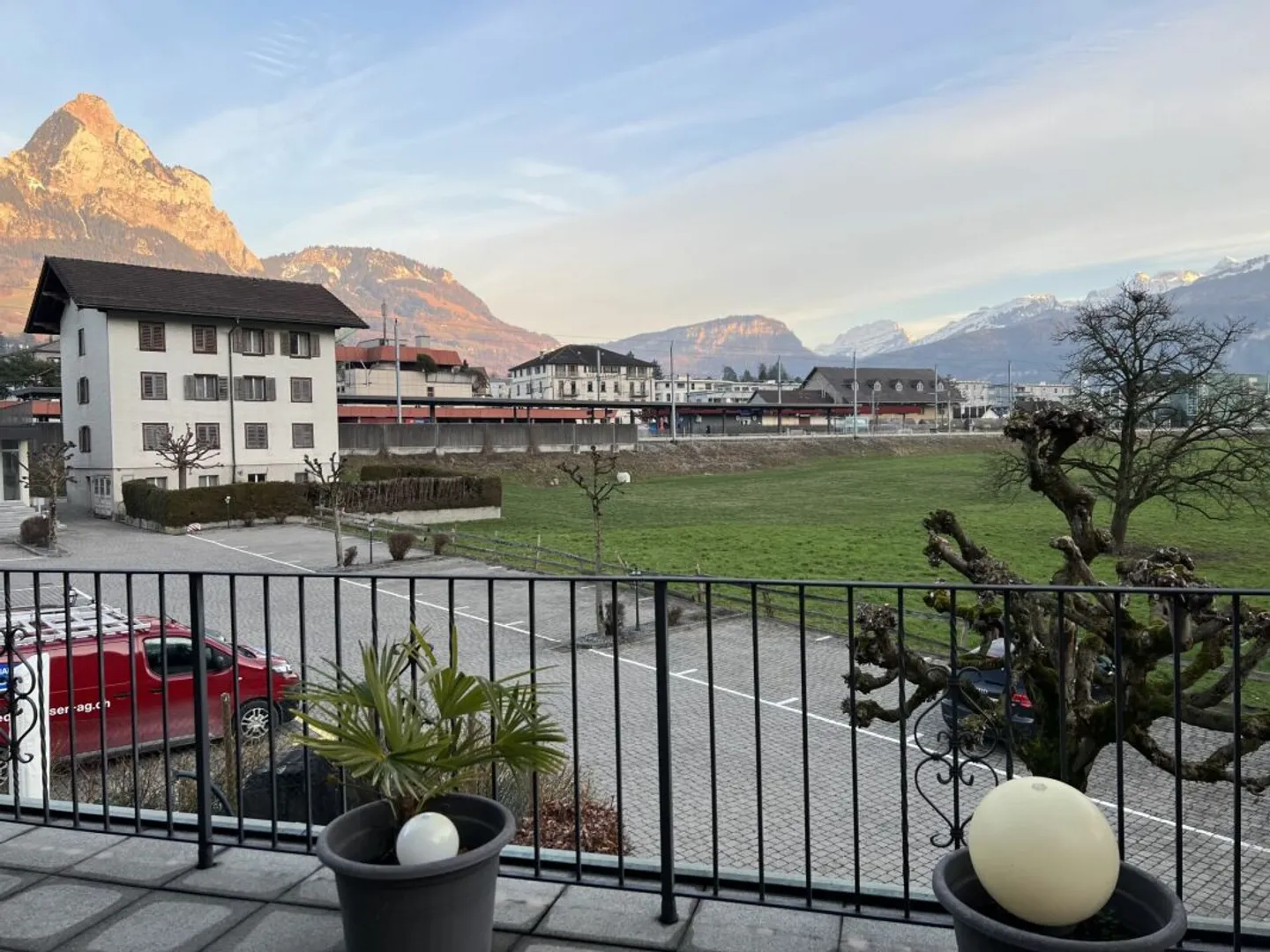 Parking spaces directly behind Seewen train station - Photo 2 of 3