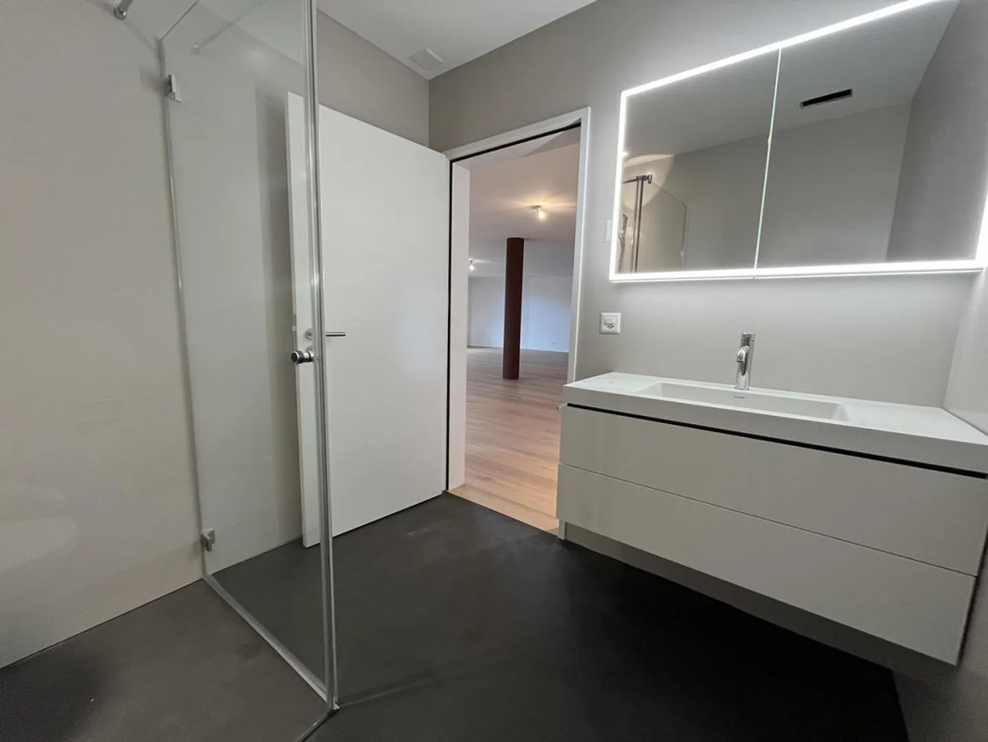 Cool 1-room loft for rent in Stetten. - Photo 8 of 11