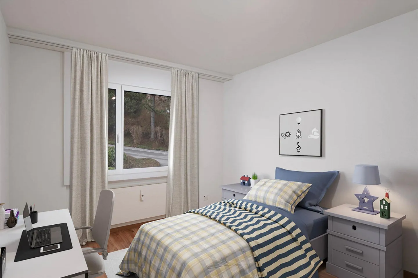 Appartamento 4½ locali soleggiato con vista splendida! - Foto 7 di 13