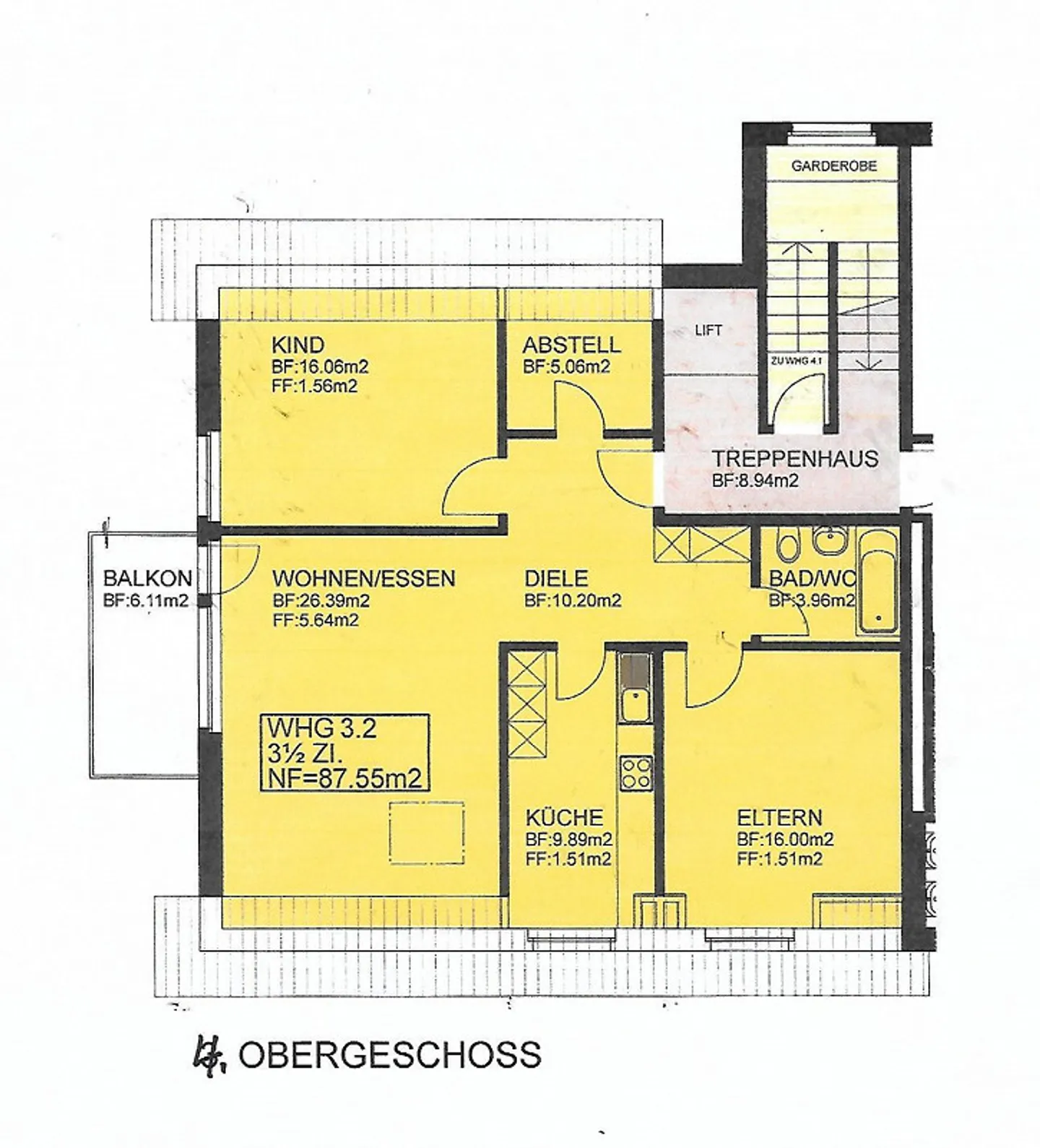 Schöne, zentral gelegene 3.5 Zimmerwohnung - Foto 12 von 12
