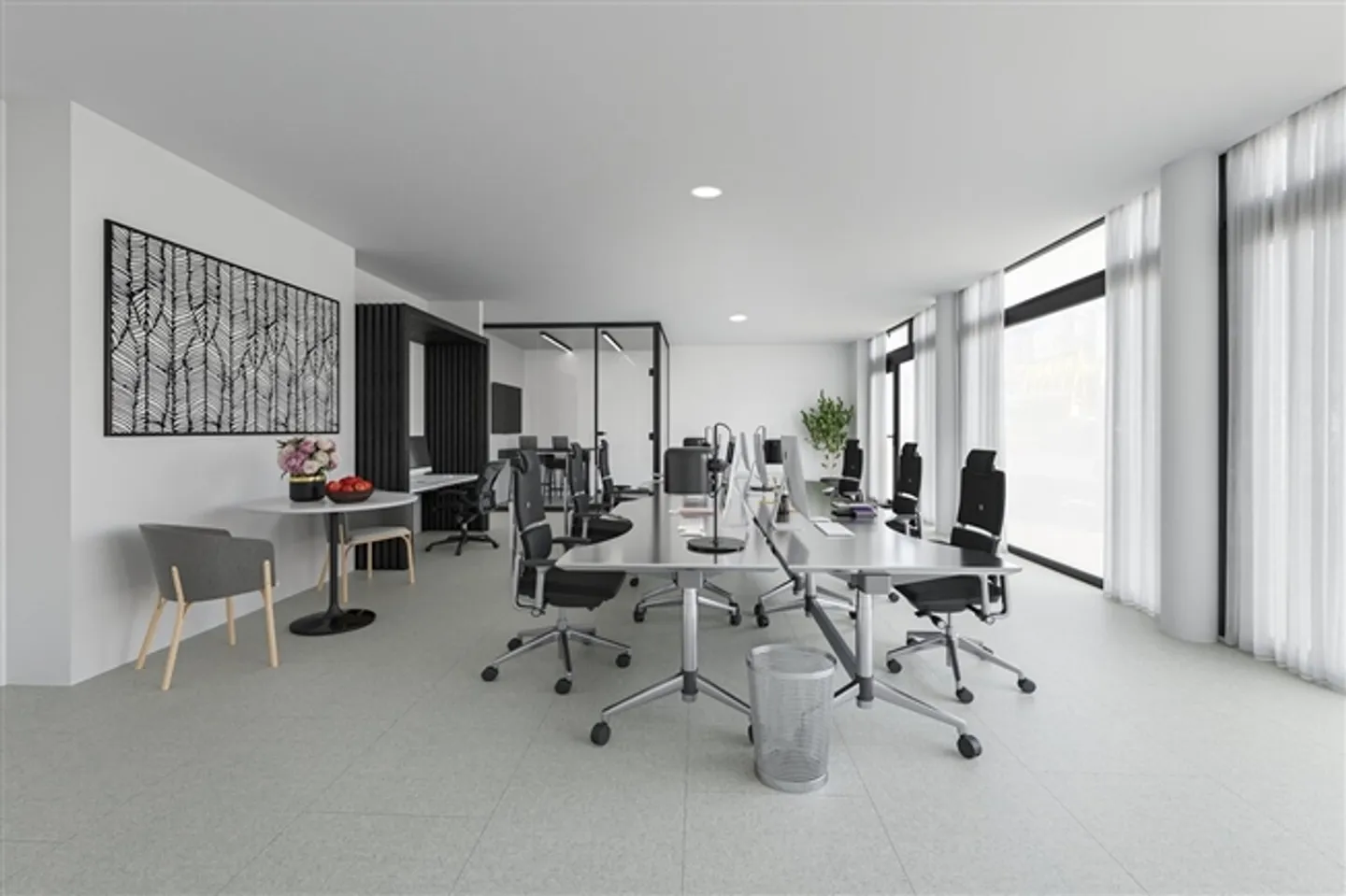 Passage commercial au rez-de-chaussée d'un nouveau bâtiment - Photo 3 sur 12