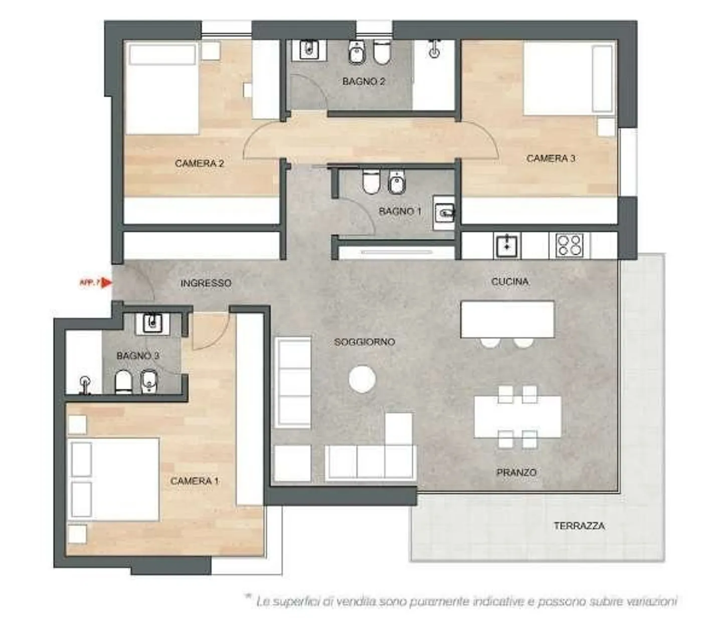 Nouvel appartement de 4,5 pièces à Bedano - Photo 11 sur 11