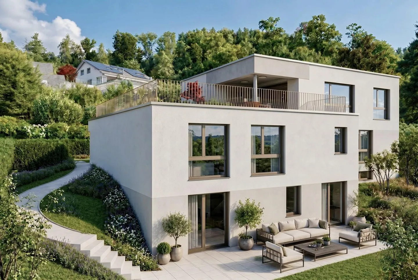 Exclusive new 6.5-room detached house in a prime hillside location in W... - Photo 1 of 13