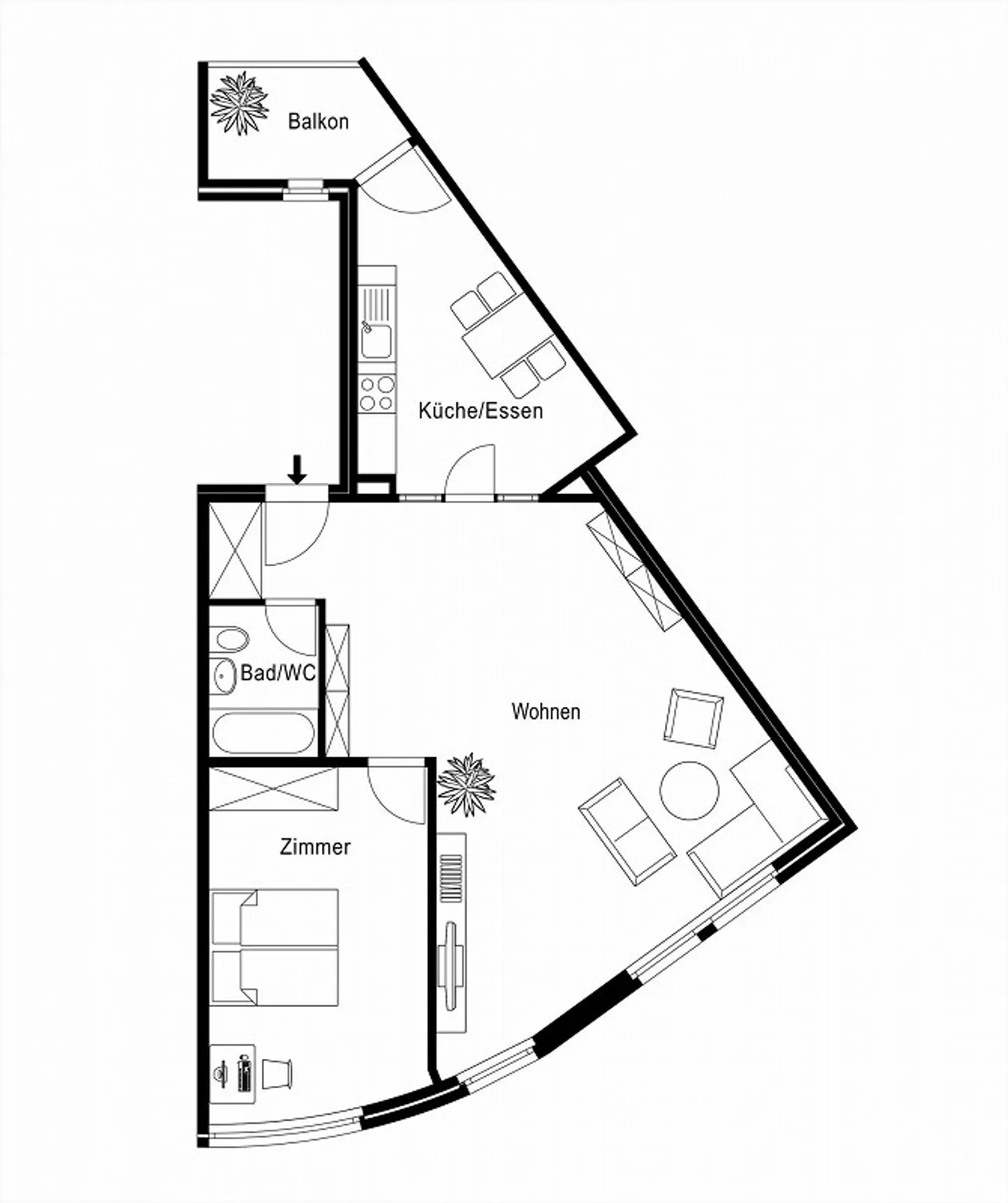 Vivere centralmente vicino all'Olma, KSSG e alla città! - Foto 9 di 9