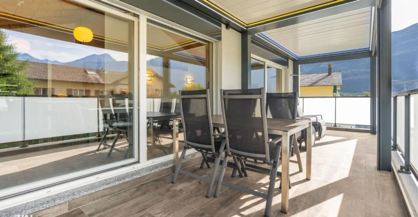 Wunderschöne Penthouse-Wohnung mit 3,5 Zimmern in Fully - Charme, Licht und Lebensqualität - Foto 5 von 13