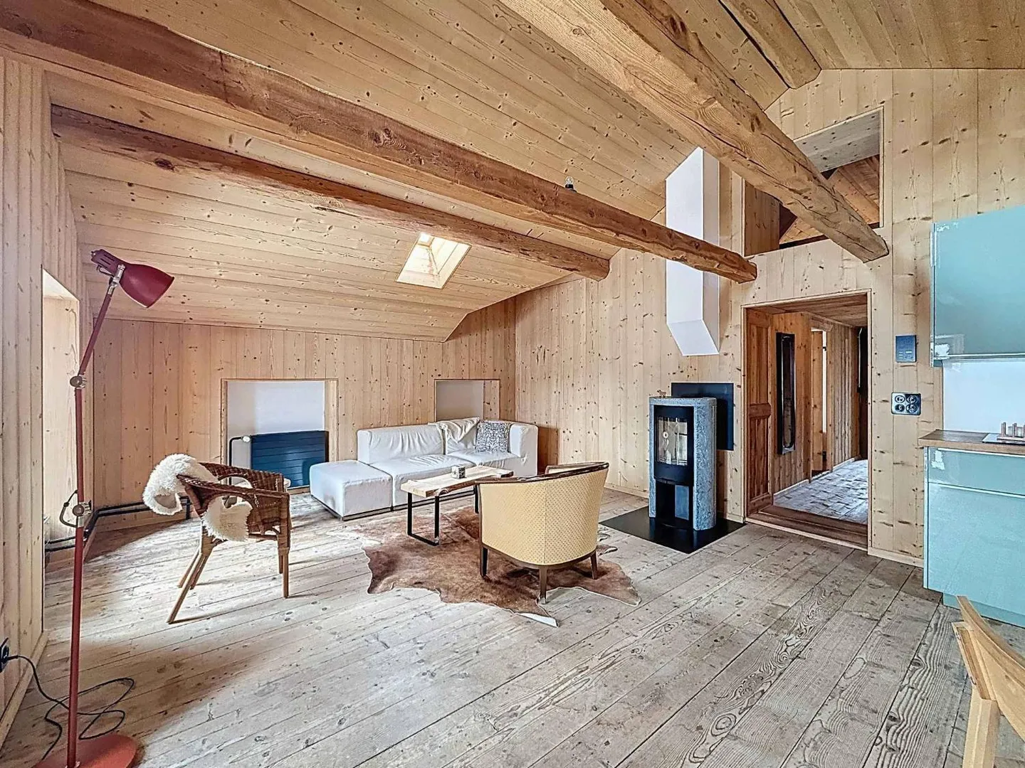 Charmante 3 1/2 Zimmer Dachwohnung im Herzen von Randa - Foto 1 von 8