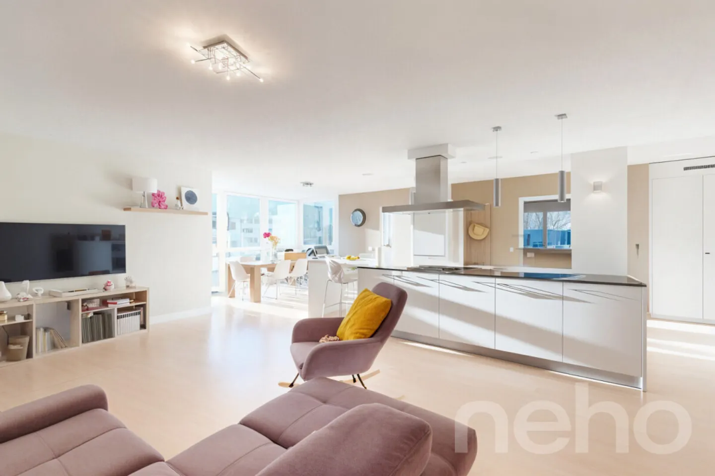 Appartement Loft Élégant à Conthey - Photo 2 sur 12