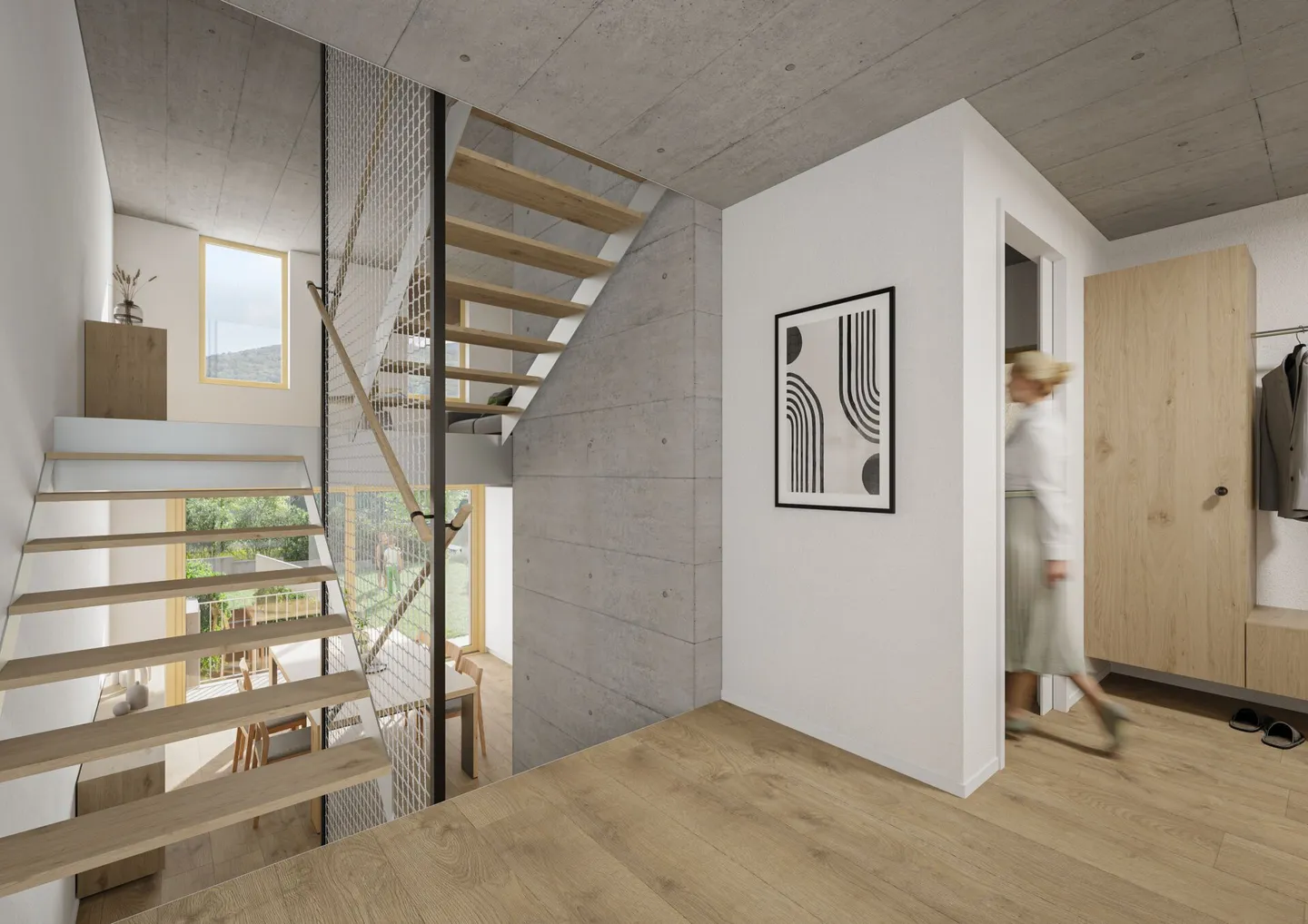 Maison de ville moderne à Känerkinden avec 5 chambres et 5 étages (B) - Photo 3 sur 4