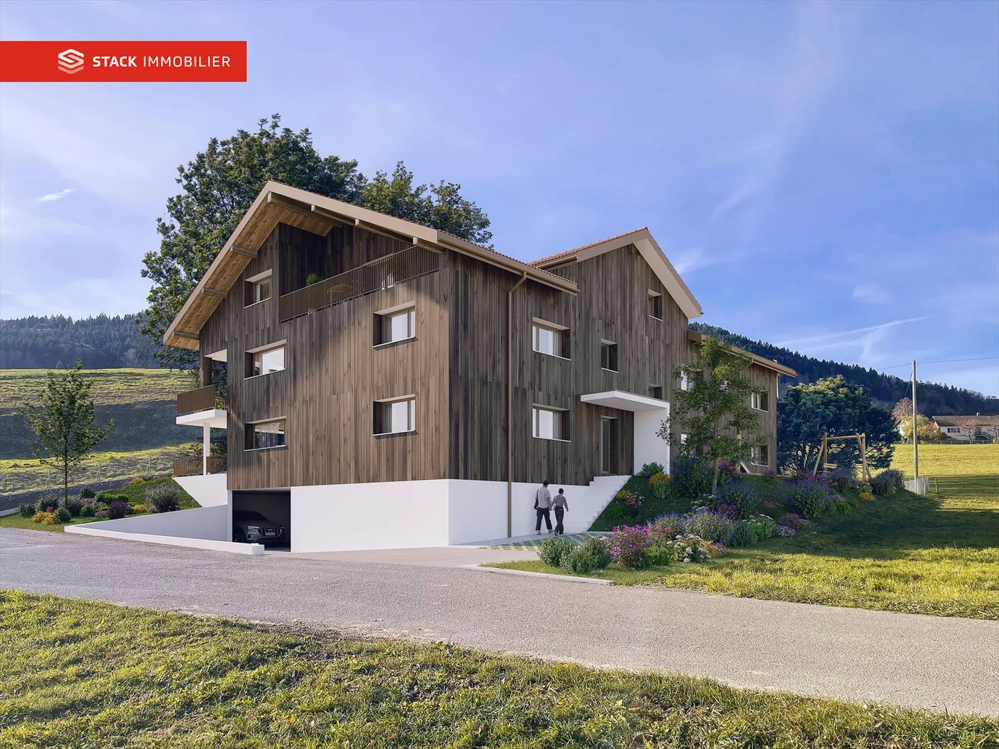 Dernier étage 4.5 pièces - Photo 1 sur 3