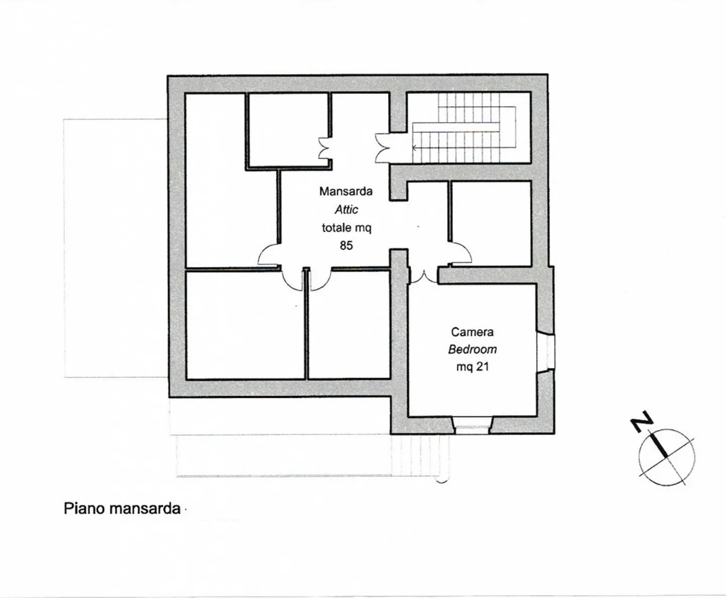VILLA LIBERTY DE 1911 AVEC TERRAIN CONSTRUCTIBLE À TESSERETE - Photo 12 sur 13