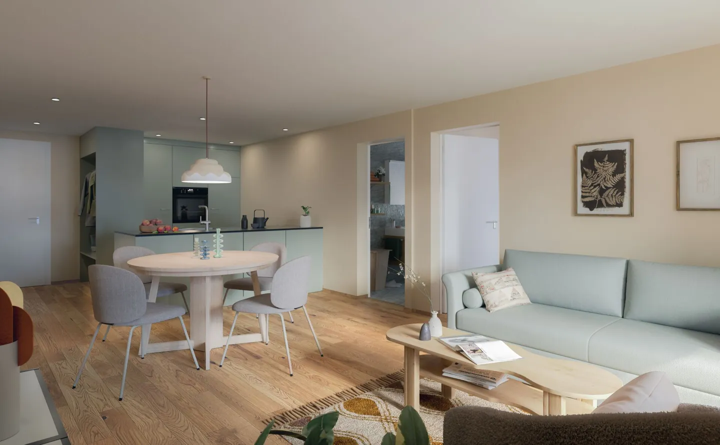 Appartamento 2.5 stanze n. 2.2 con gestione nella Tgesa Romana - Foto 1 di 8