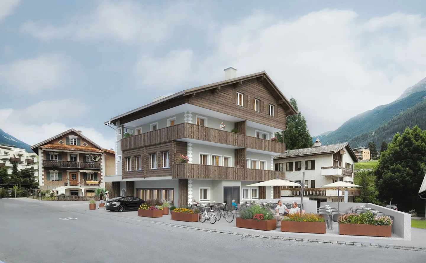 Appartamento 2.5 stanze n. 2.2 con gestione nella Tgesa Romana - Foto 6 di 8