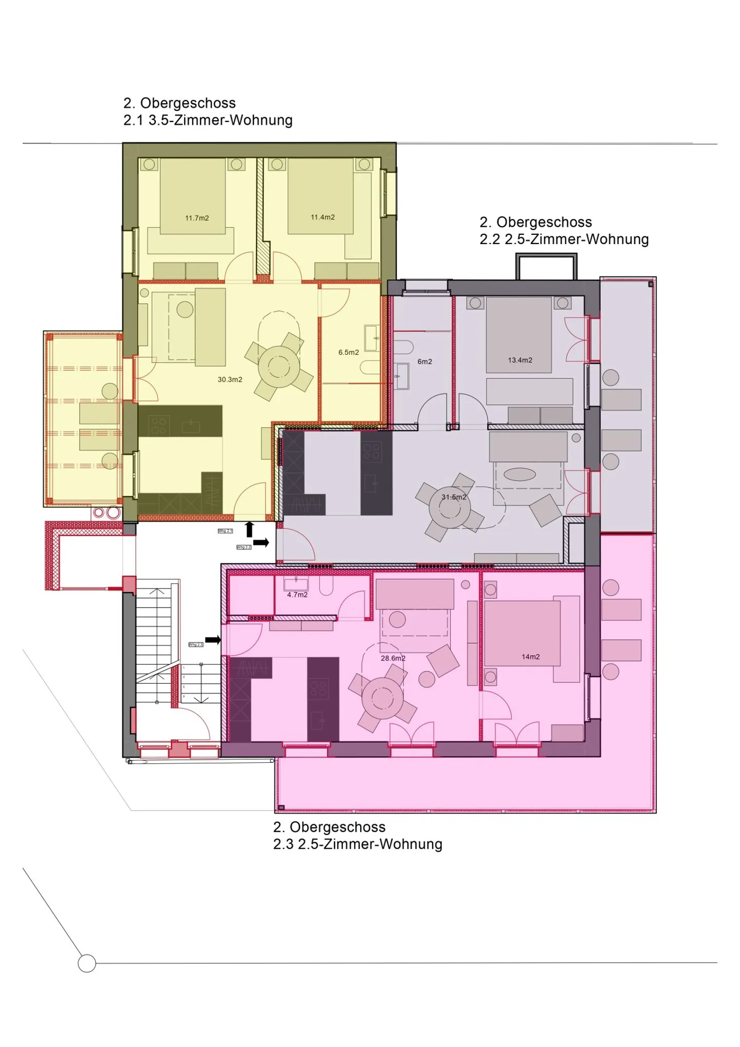 Appartamento 2.5 stanze n. 2.2 con gestione nella Tgesa Romana - Foto 8 di 8