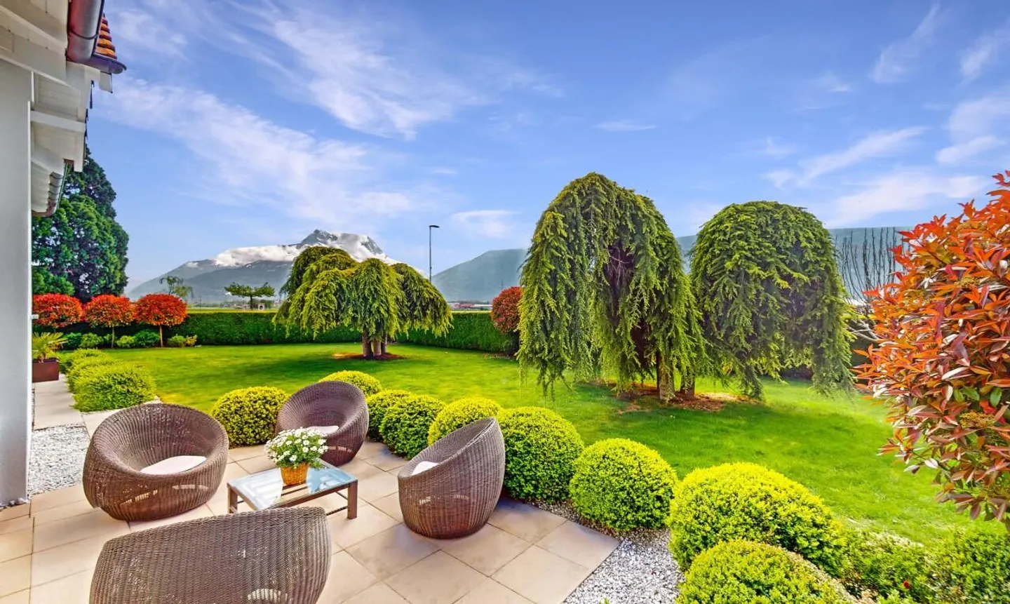 Casa arredata eccezionale ad Aigle con vista e grande giardino - Foto 4 di 13