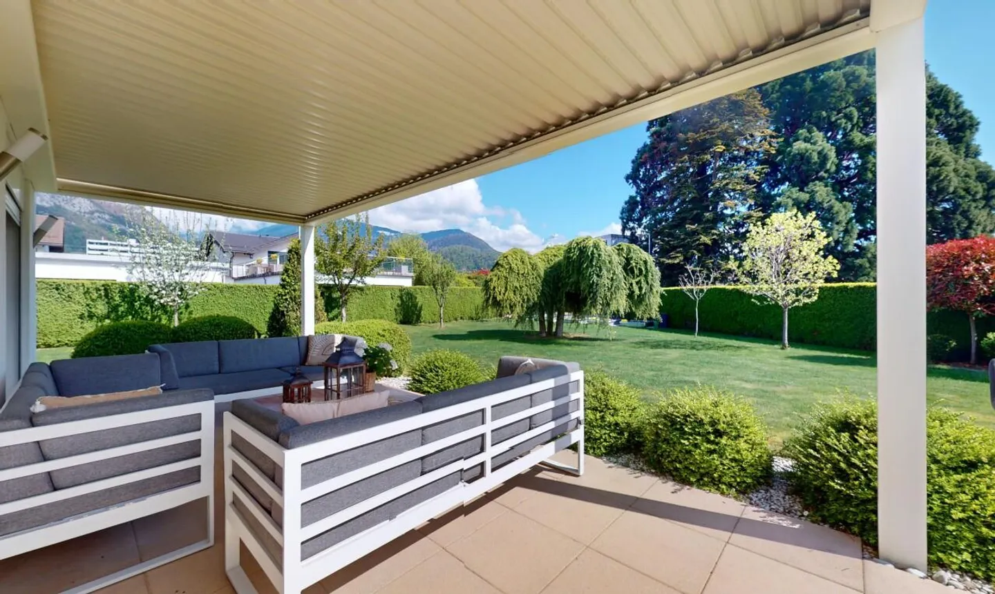 Casa arredata eccezionale ad Aigle con vista e grande giardino - Foto 5 di 13