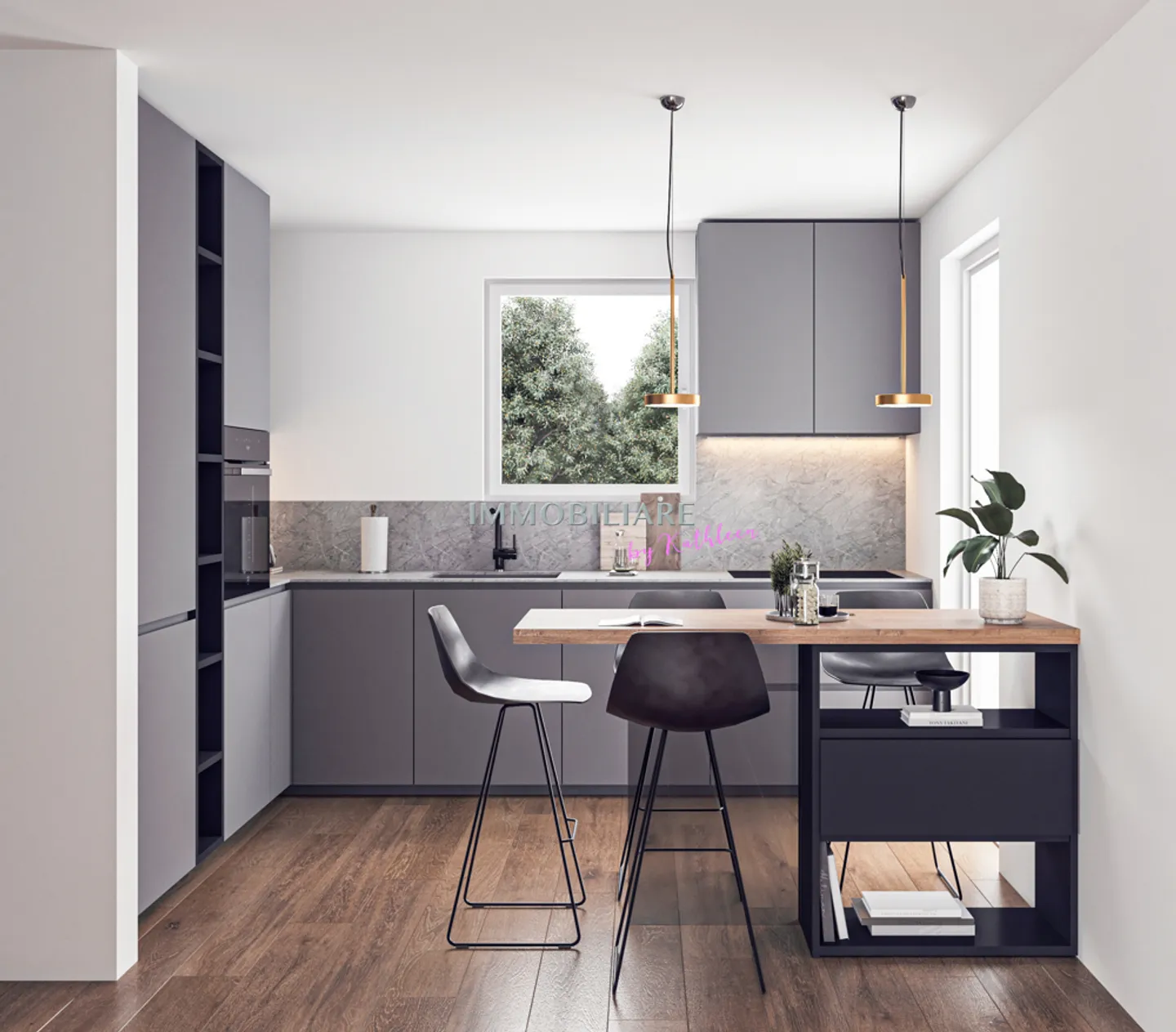 Ensoleillé, calme, central, rénové, facilement accessible par les transports en commun : Appartement avec jardin - Photo 3 sur 13