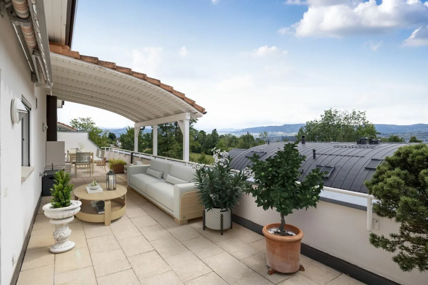 Attikawohnung mit Weitblick - Komfort, Ruhe und Privatsphäre - Photo 1 of 16