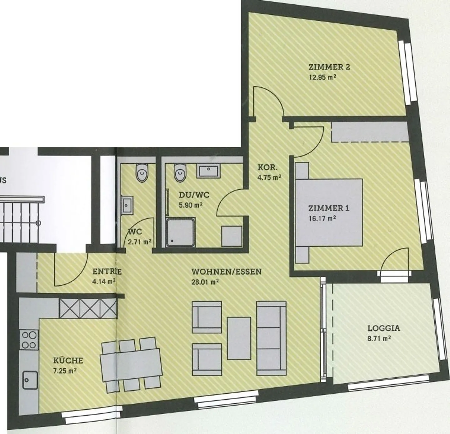 Appartement 3.5 pièces - Foto 11 von 11