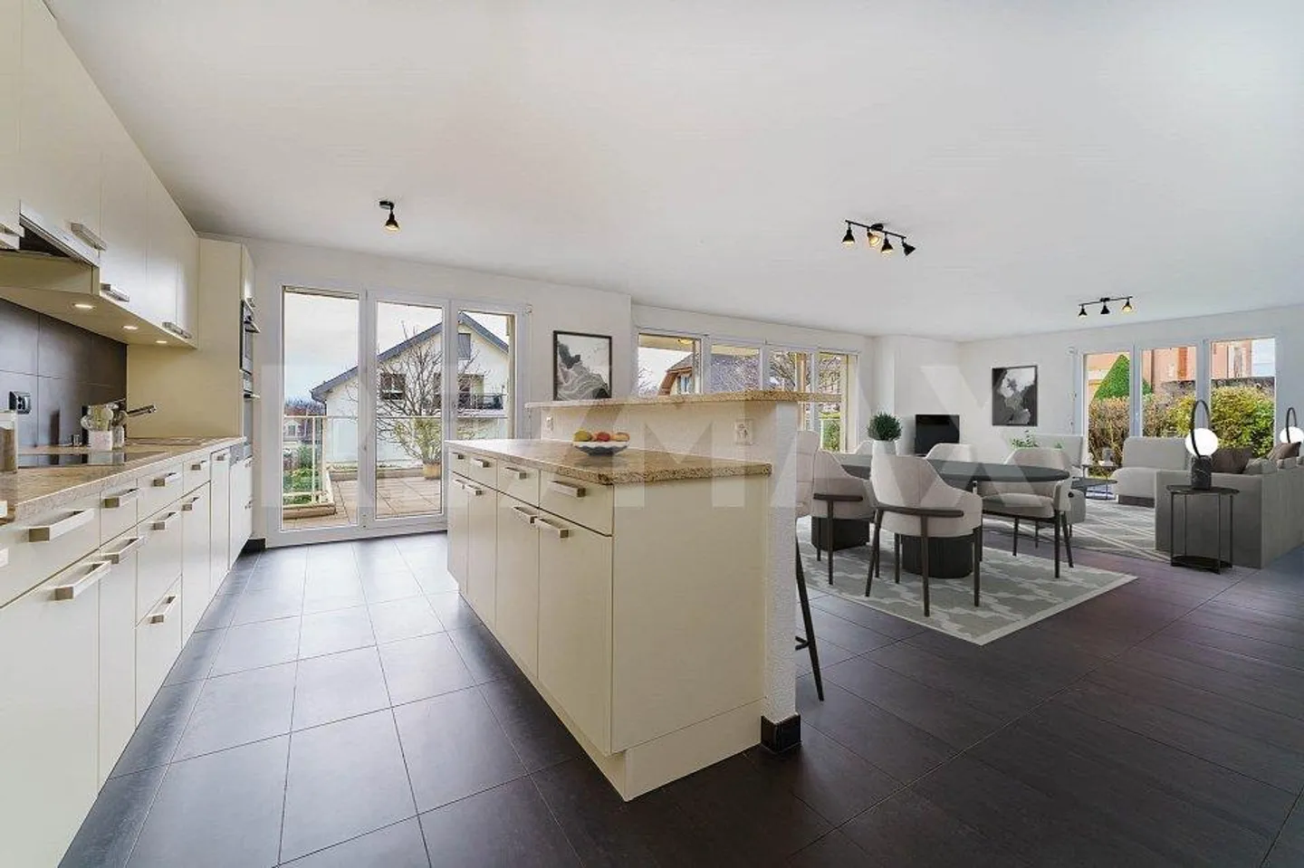 Appartement 4,5 pièces avec  grande terrasse et jardin - Photo 3 sur 13