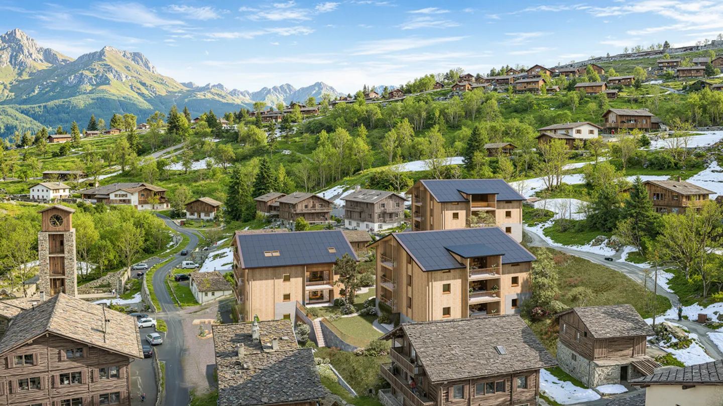 Nouvelle construction HASOL au centre de Bürchen avec des résidences principales et secondaires - Photo 3 sur 13