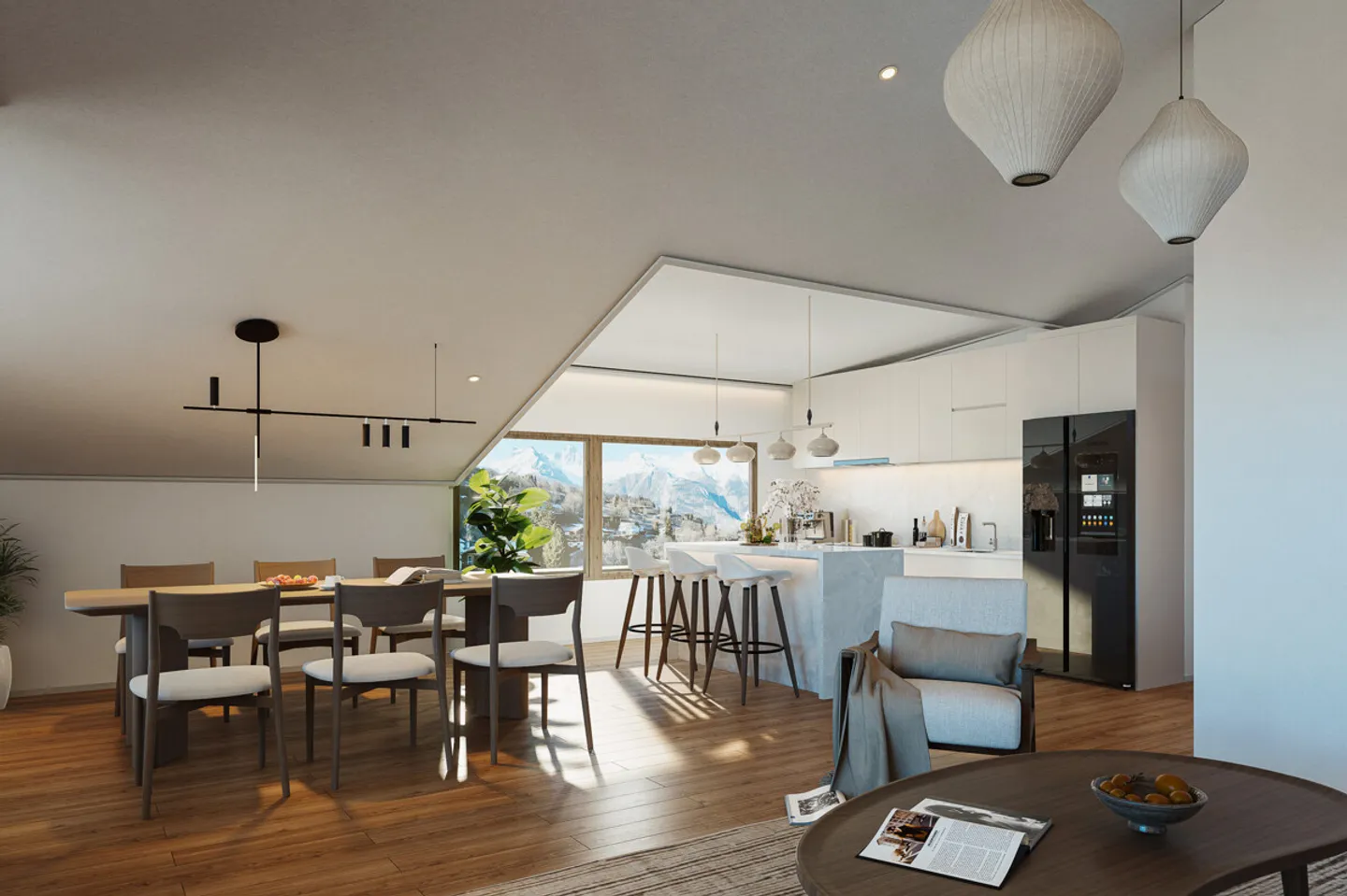 Nouvelle construction HASOL au centre de Bürchen avec des résidences principales et secondaires - Photo 9 sur 13