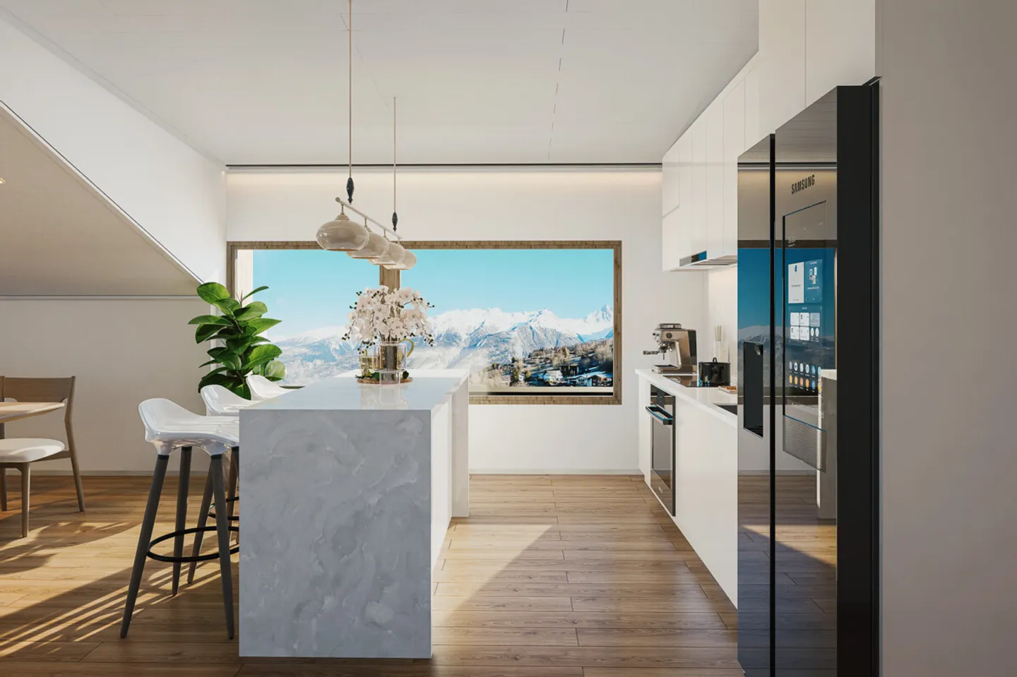 Nouvelle construction HASOL au centre de Bürchen avec des résidences principales et secondaires - Photo 10 sur 13