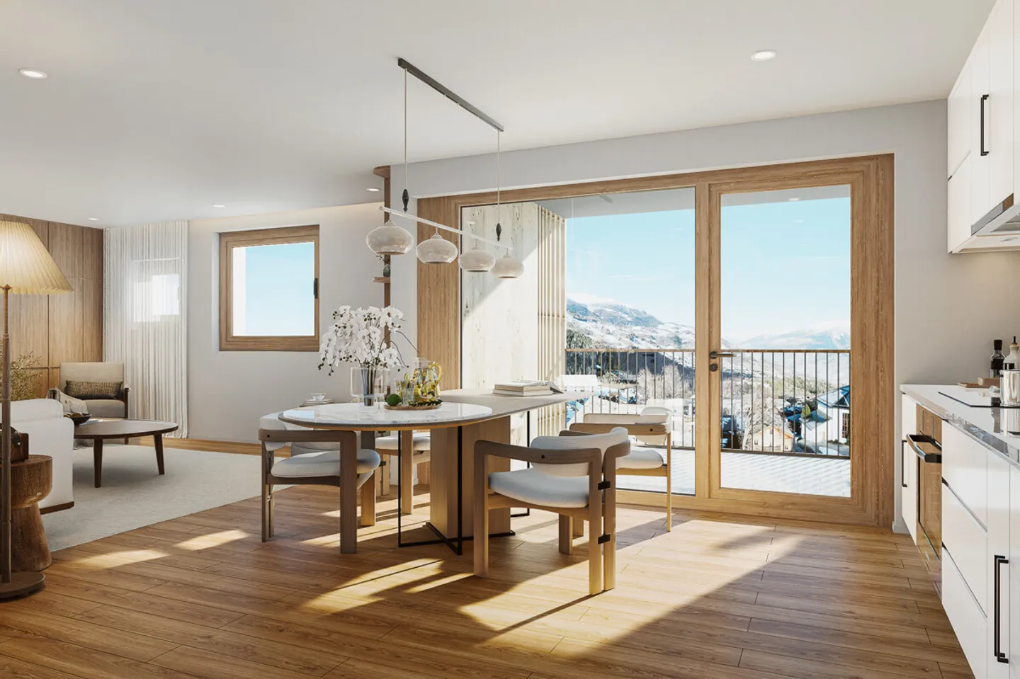 Nouvelle construction HASOL au centre de Bürchen avec des résidences principales et secondaires - Photo 11 sur 13