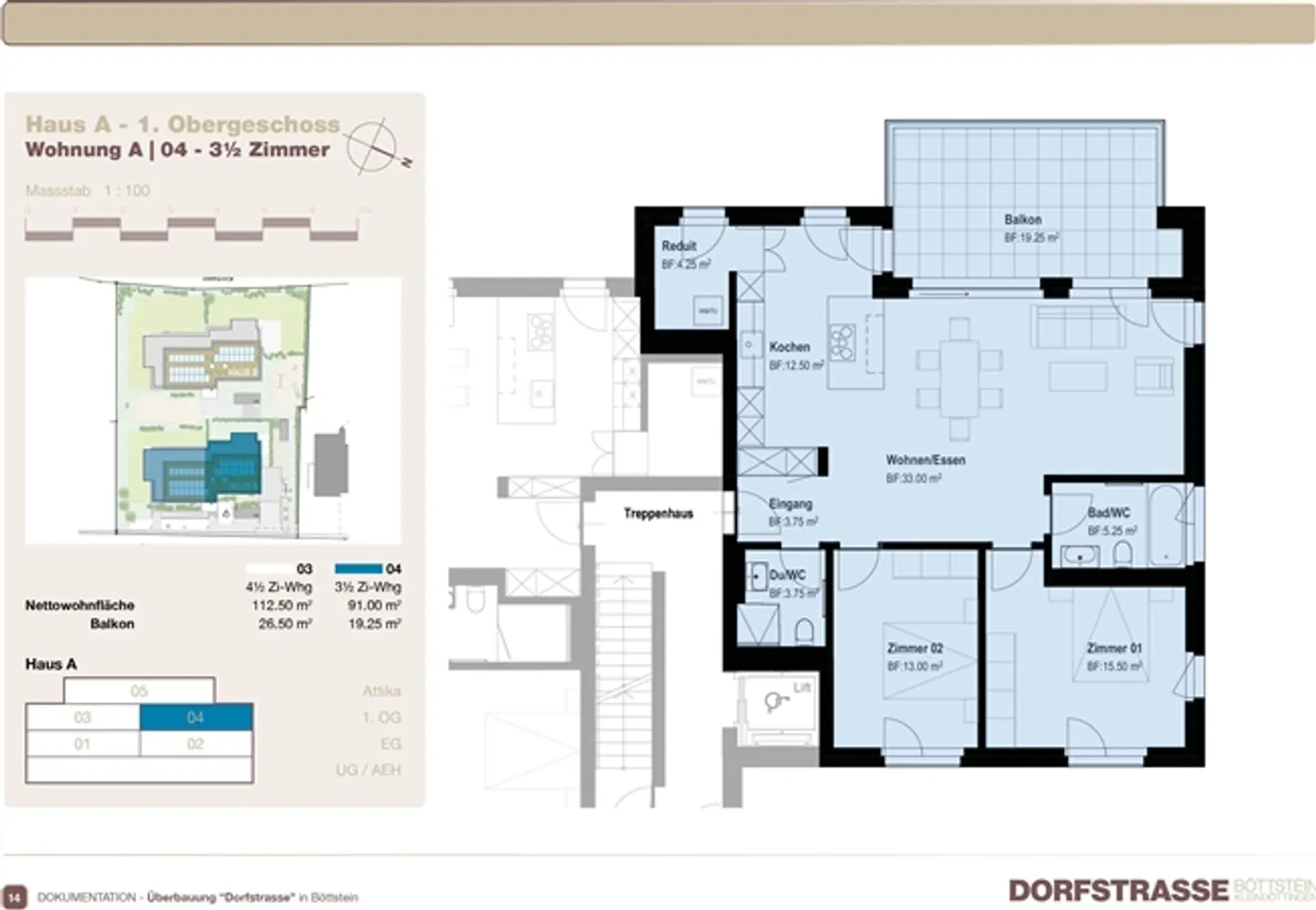Modern 3.5-room apartment for sale in Böttstein - Photo 8 of 13