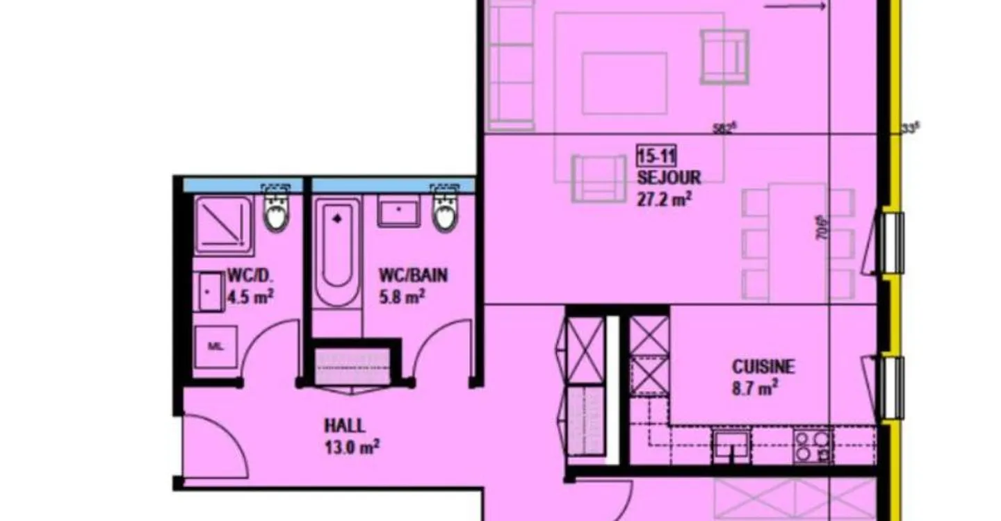 Charmant Appartement 3.5 pièces - Photo 8 sur 9