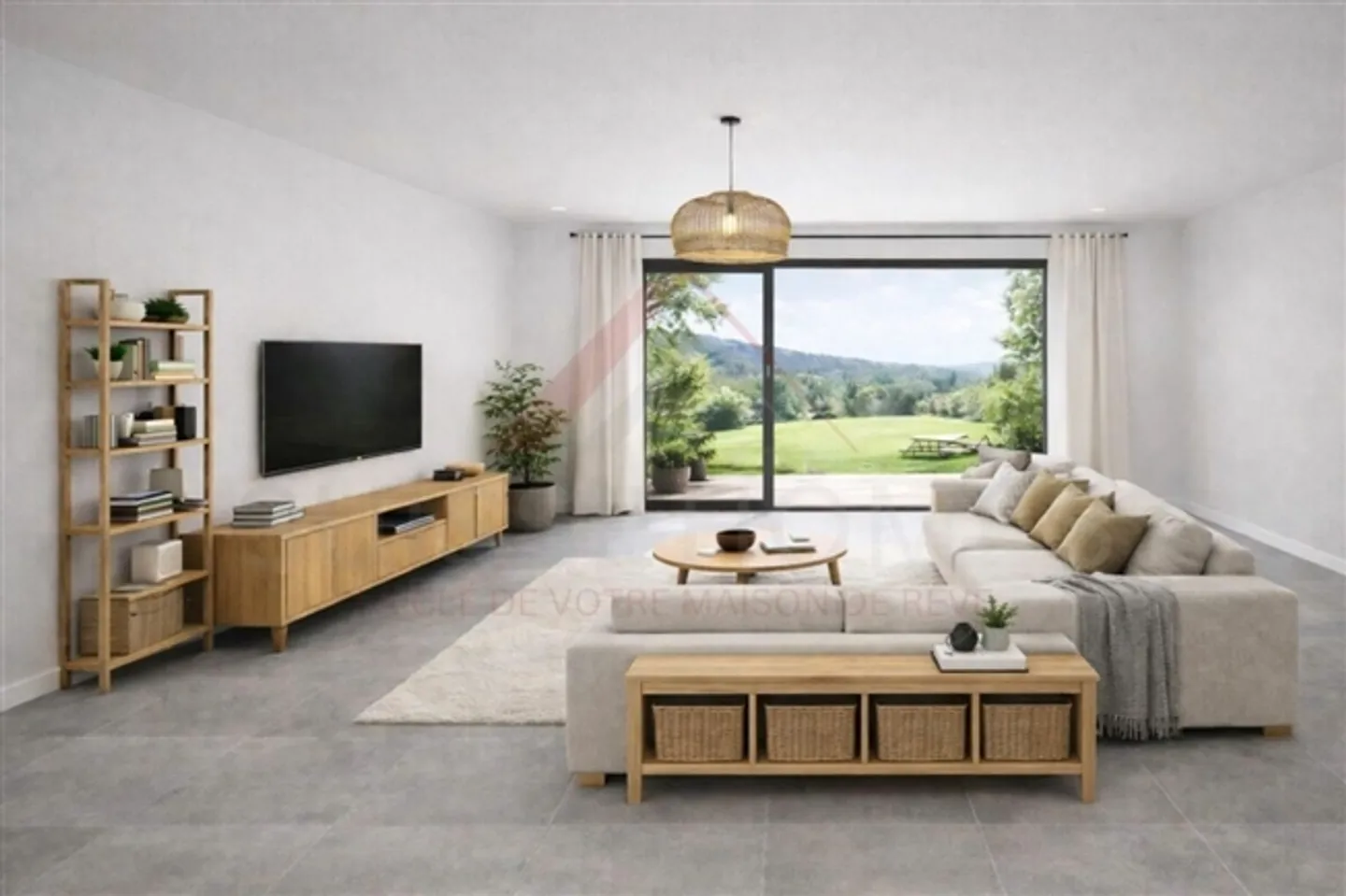 Corban - 4.5 rooms, newly designed (116 m²) with large terrace, 25 m², natural surroundings and furnishings of your choice - Photo 2 of 7