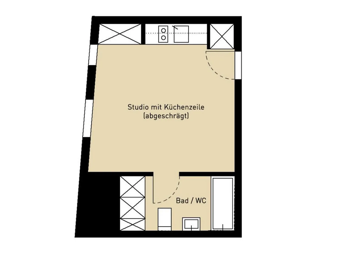 Charming Attic Studio in the Old Town - Photo 5 of 5