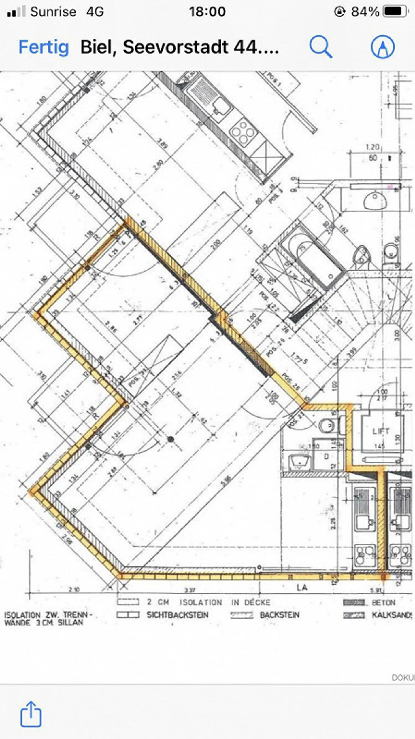 Appartement 2.5 pièces original - Photo 6 sur 6