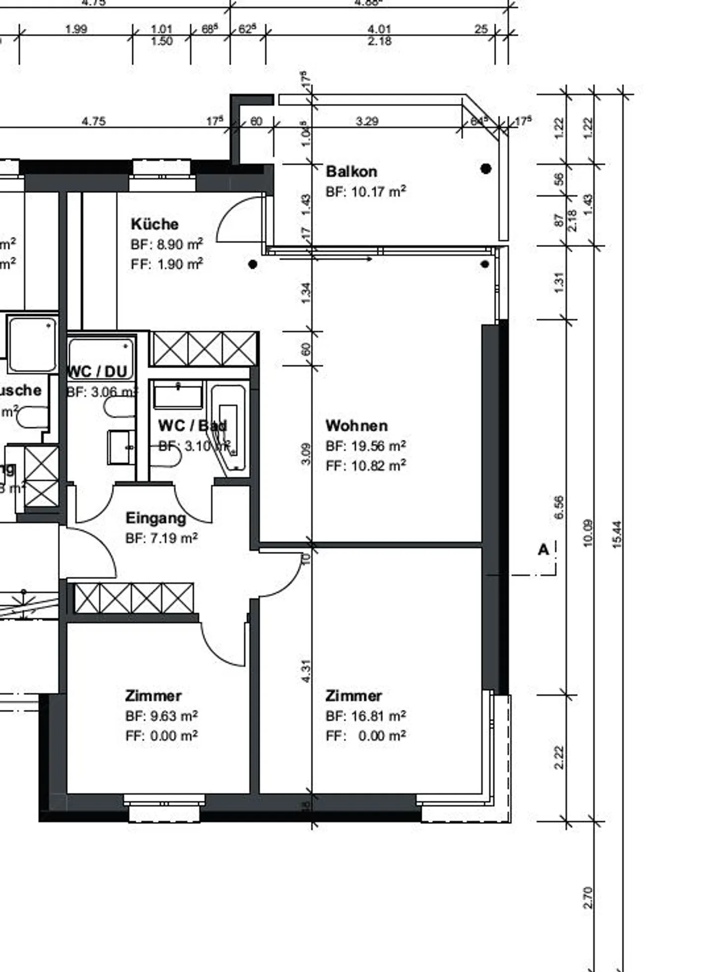 Stilvolles Apartment in Dübendorf - Foto 7 von 7