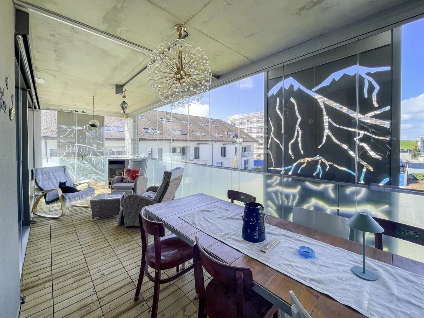 3,5-Zimmer-Wohnung mit 39m2 Veranda - Bulle - Foto 6 von 13