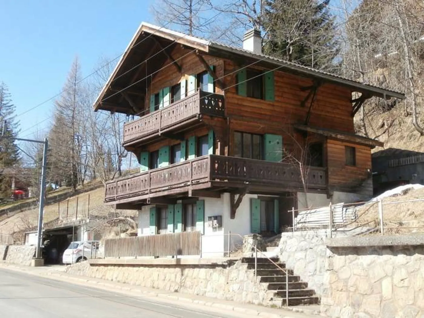 Vom Eigentümer: Ehemaliges Mietchalet zur Umwandlung in Arveyes / Villars-sur-Ollon, das bis zu 6 Wohnungen erreichen kann - Foto 3 von 12
