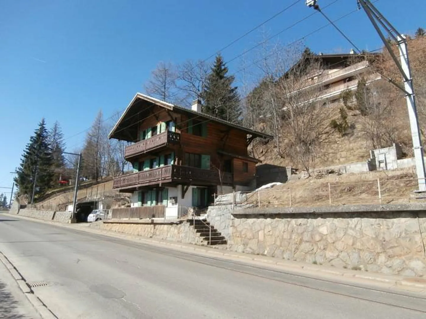 Vom Eigentümer: Ehemaliges Mietchalet zur Umwandlung in Arveyes / Villars-sur-Ollon, das bis zu 6 Wohnungen erreichen kann - Foto 7 von 12