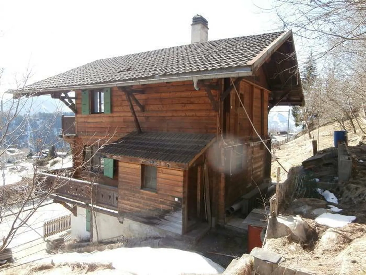 Vom Eigentümer: Ehemaliges Mietchalet zur Umwandlung in Arveyes / Villars-sur-Ollon, das bis zu 6 Wohnungen erreichen kann - Foto 8 von 12