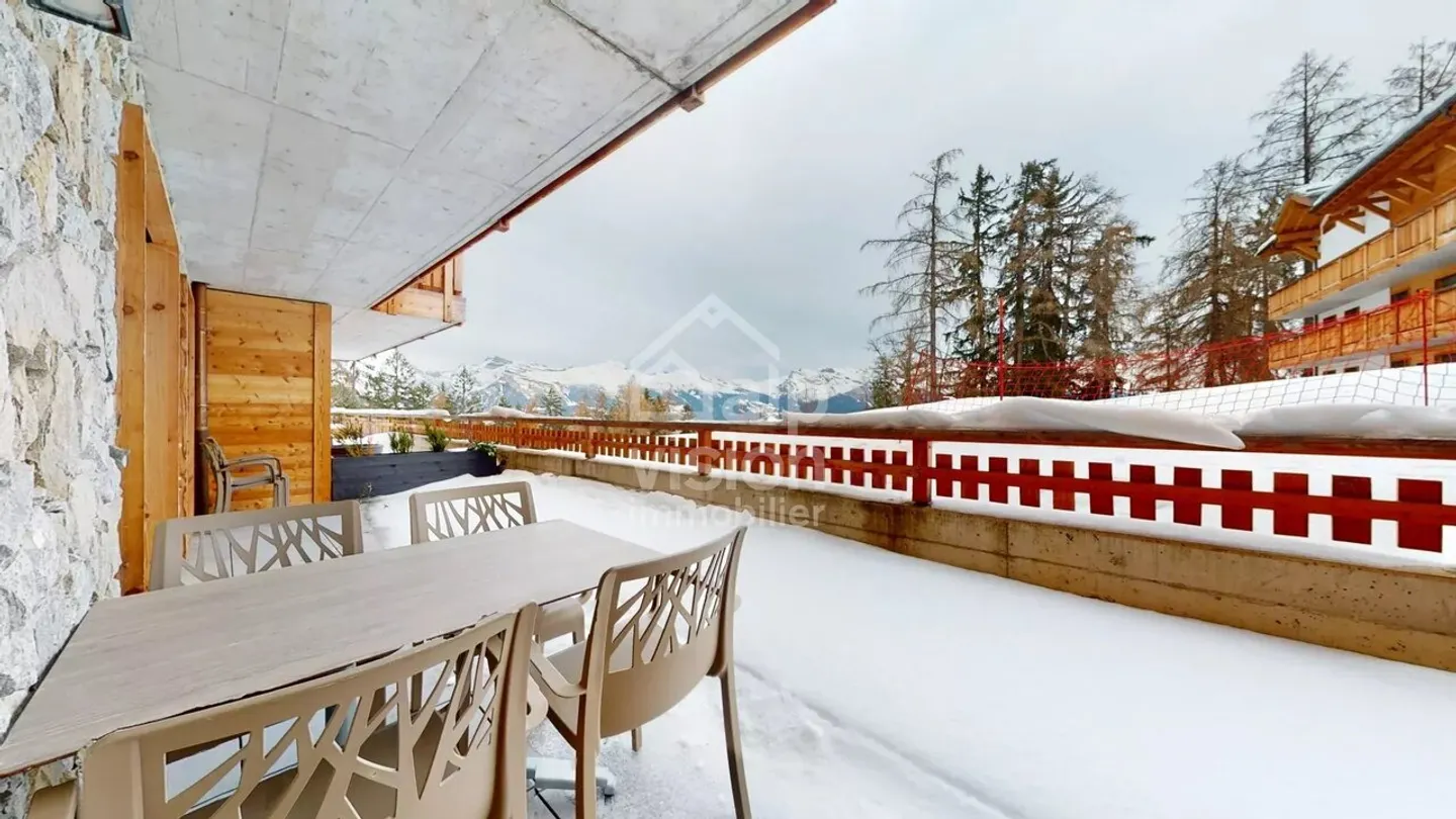 AUSGEZEICHNETE 3,5 ZIMMER WOHNUNG SKI IN SKI OUT IN VEYSONNAZ - Foto 6 von 13