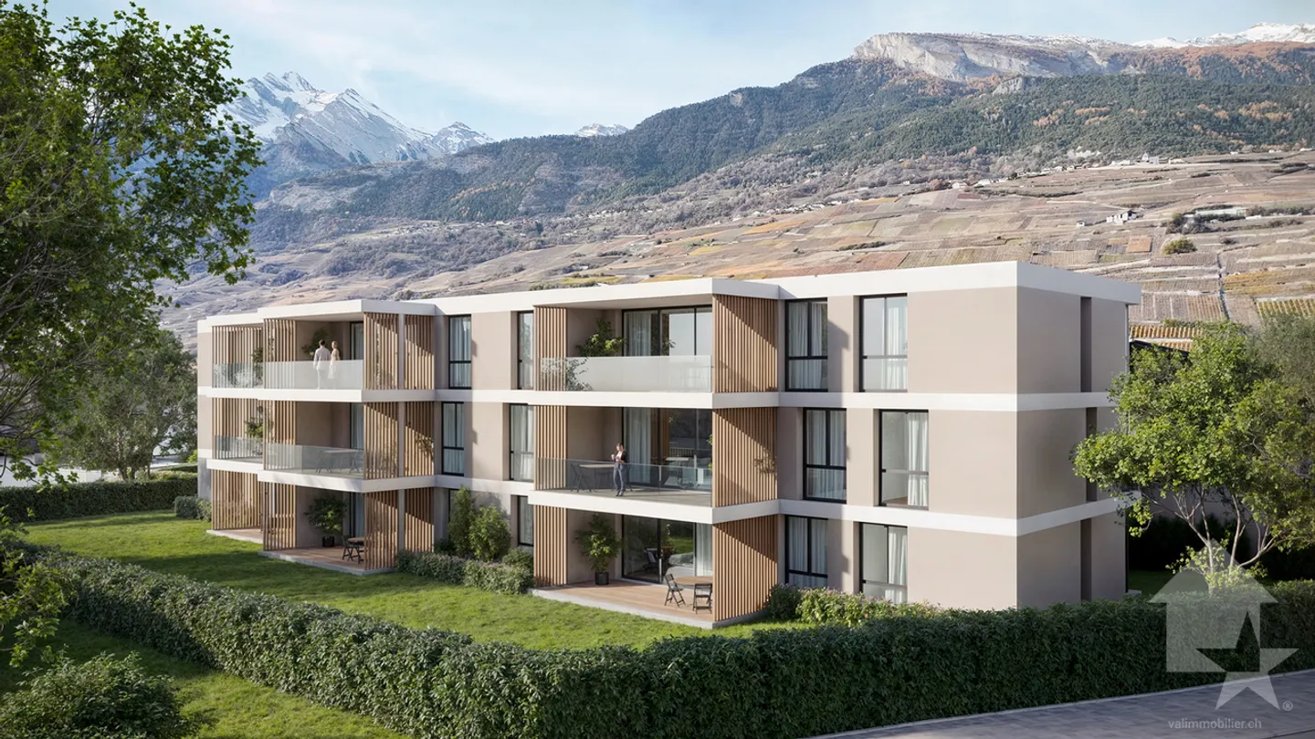4,5-Zimmer-Wohnung - Lot C3 - Die Gärten von Plan-Conthey - Foto 7 von 12