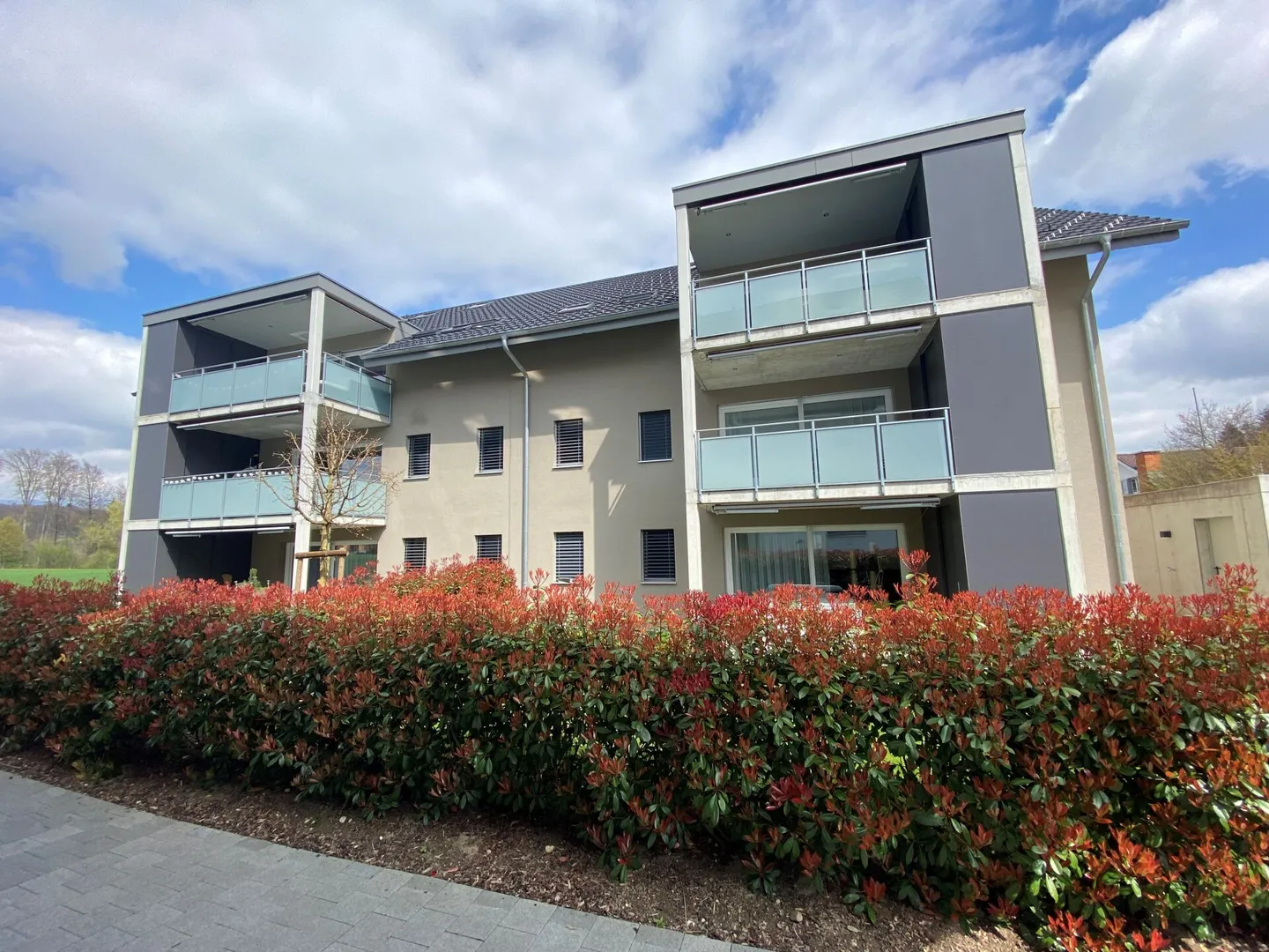 Appartement spacieux de 4,5 pièces dans la verdure - Photo 2 sur 15