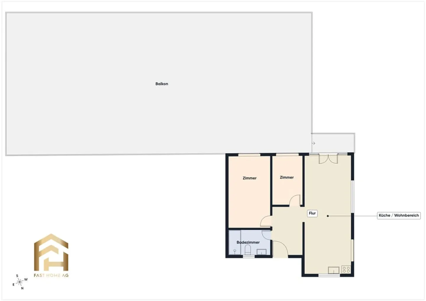 Appartamento attraente di 3,5 locali a Leukerbad con grande terrazza e vista meravigliosa - Foto 11 di 13