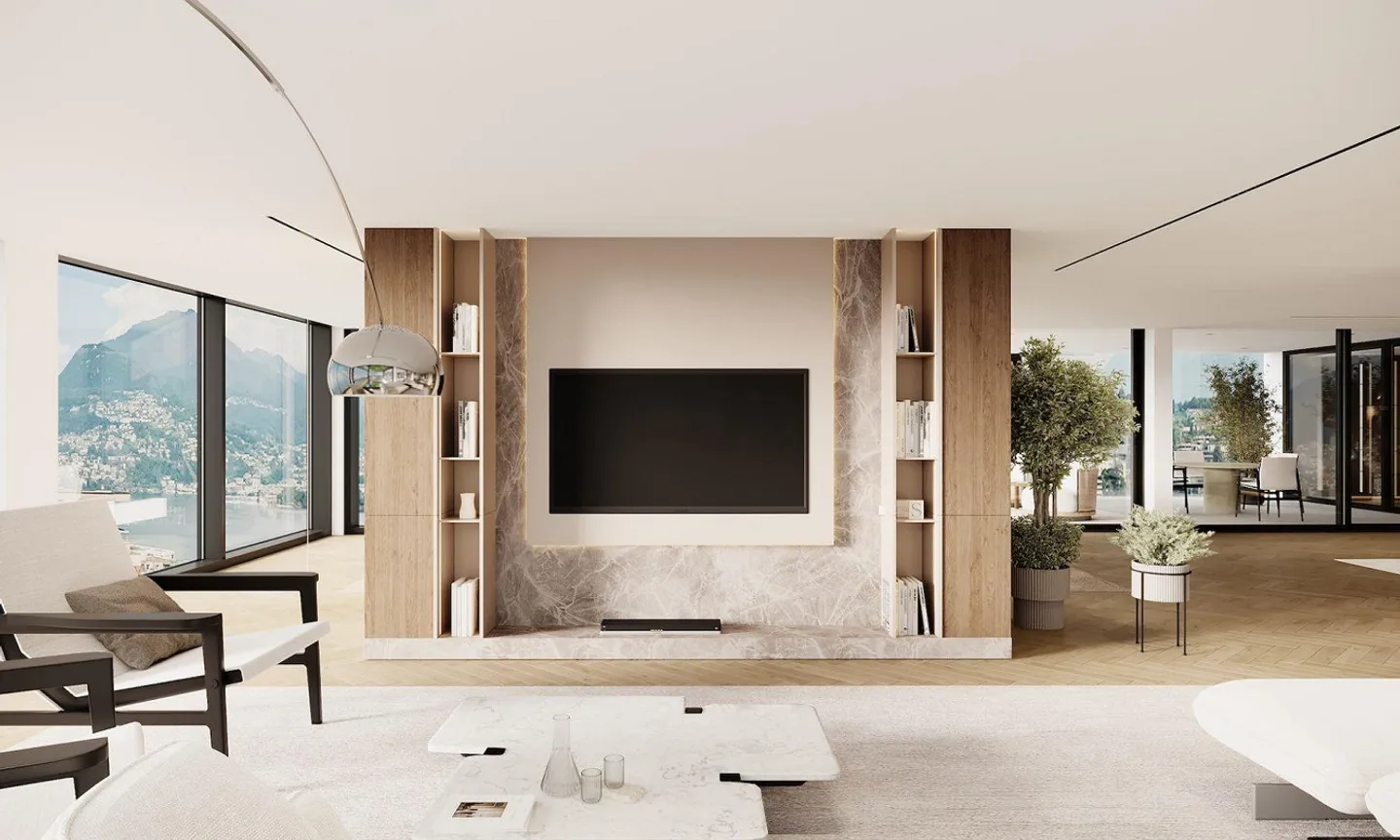 NOUVEAU PENTHOUSE DE 7 CHAMBRES AVEC VUE SUR LE LAC DANS LE PARADIS - Photo 4 sur 13